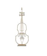 Anyhouz 50cm Violin Sculpture Instrument Tabletop Home Decor Modern Art ... - £83.38 GBP