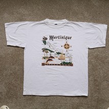 Vintage 90s Martinique French West Indies T-Shirt Size XL - £9.98 GBP