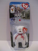 Ty Teenie Beanie Baby Maple Mini Bear Plush Stuffed Animal McDonalds July 1 1996 - £19.74 GBP
