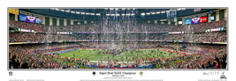 2013 Super Bowl XLVII Baltimore Ravens Unframed Panoramic Poster 1055 - $44.95