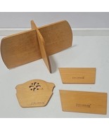 Longaberger Woodcrafts wooden Basket Dividers LOt Of 4  - $17.58 CAD