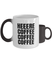 Coffee Lover Mugs Heeere Coffee Coffee Coffee CC-Mug  - £14.39 GBP