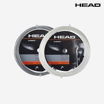 Head HAWK 1.25mm 12m 17Gauges Tennis Poly String Racquet Racket Gray Whi... - $31.90