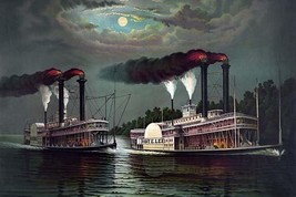 Robert E. Lee Steamboat Company by Wm. Donaldson - Art Print - £17.32 GBP+
