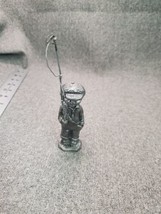 Pewter Figurine boy with fishing pole 6&quot; - £6.45 GBP