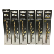 Do It Best Titanium 19/64&quot; Drill Bit 339385 Pack of 6 - £24.52 GBP