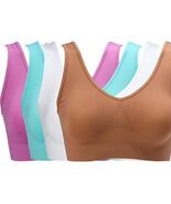 Rhonda Shear 4‑Pack Original Ahh Bras Medium Sienna, White, Magenta, &amp; C... - $41.83 CAD