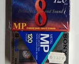 Lot Of 2 Sealed Sony Metal MP 120 Video 8 Metal HG Blank Cassette Tapes - $19.79