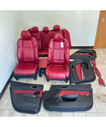 ACURA TLX A-SPEC SEAT &amp; DOOR TRIMS SET MADDER RED LEATHER INTERIOR OEM 2... - £1,688.32 GBP