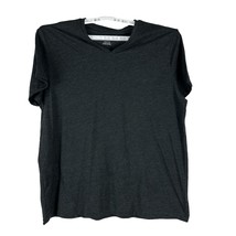 Goodfellow &amp; Co Men&#39;s Lyndale Tee Short Sleeved V-Neck T-Shirt Size XL Black - £6.02 GBP