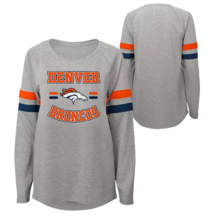 NFL Denver Broncos Girls&#39; XL Long Sleeve Fashion T-Shirt - $4.45