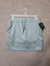 Eddie Bauer Stone Skort Womens L Green Stretch Pockets Lightweight Short... - $24.62