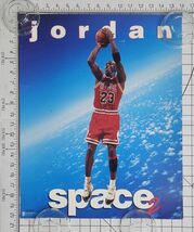 1988 Michael Jordan Chicago Bulls Poster Stickers Facsimile Auto Dunk Co... - $68.65