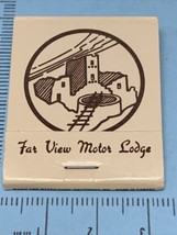 Vintage Matchbook Far View Motor Lodge Mesa Verde National Park, Colorado gmg - £9.69 GBP