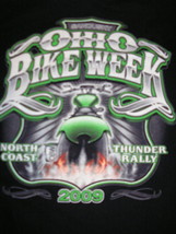 2009 OHIO BIKE WEEK SLEEVELESS SHIRT AND BOTTLE OPENER Biker MOTORCYCLE  - $29.99