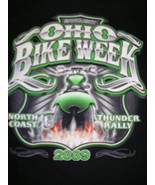 2009 OHIO BIKE WEEK SLEEVELESS SHIRT AND BOTTLE OPENER Biker MOTORCYCLE  - £22.86 GBP