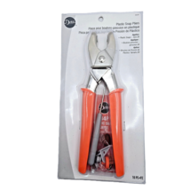 Dritz #984 Plastic Snap Pliers Snaps Size 20 Orange - $19.59