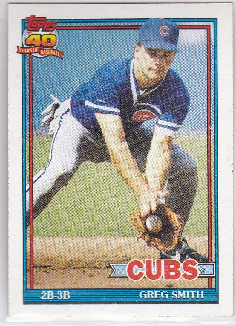 M) 1991 Topps Baseball Trading Card - Greg Smith #560 - $1.97