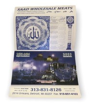 SAAD Wholesale Meats Detroit, MI 2003 Unused Promotional Calendar - £3.68 GBP