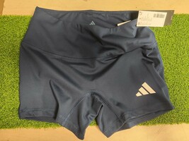 Adidas Volleyball Shorts 4&quot; Navy Blue Womens Size Small JL5436 - $14.25
