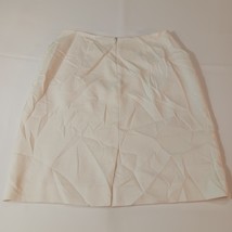 Vintage Valerie Peyson Women’s Zip & Slit Pull-On White Skirt Measured Waist 28" image 7