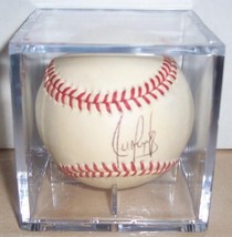 JUAN GONZALEZ Autographed MLB Baseball Signed Rangers Tigers 400 HR MVP - £56.96 GBP