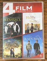 4 Film Favorites DVD: Moonstruck, When Harry Met Sally, Princess Bride, Rain Man - £9.63 GBP