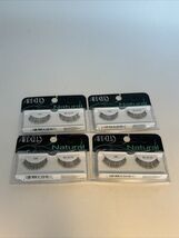 4 pack Ardell 109 Black Natural Eyelashes, One Pair Each - $15.83