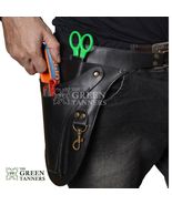 Leather Tool Pouch Tool Belt Bag Storage Pouch Carpenter Tool Holder Belt - £43.09 GBP