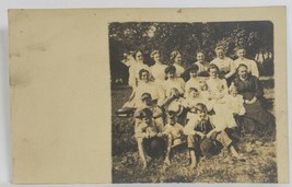 Women and Their Children Early 1900s Photo Victorian Ladies Postcard R7 - £5.44 GBP