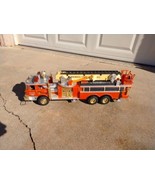 New Bright Fire Engine Snorkel Truck Vintage Untested - $746.75 MXN