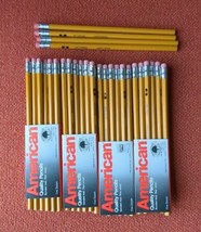 Lot Of 4 Packs of Faber Castell #2 American Wood Pencils 48 Total #2 Med... - $24.18