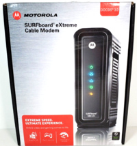 Motorola Arris SURFboard SB6121 DOCSIS 3.0 Cable Modem Retail Box w/ All... - £19.74 GBP