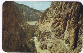 Wyoming Postcard Buffalo Bill Dam Shoshone Canon Cody Way Yellowstone Park - £1.69 GBP
