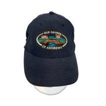 Vintage St. Andrews Old Course Scotland Golf Hat Cap Embroidered Adjustable Blue - £14.78 GBP