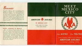 American Airlines Meet Mexico City Brochure The Aztec The Toltec 1953 - $31.68