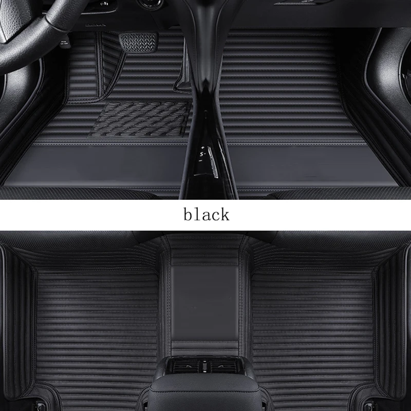 Custom car floor mat for Hyundai santa fe ix25 solaris ix35 accent elantra - £160.83 GBP