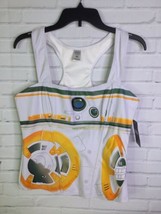 Star Wars BB-8 Sublimated Corset Boned Racerback White Green Top XL Lice... - $22.86