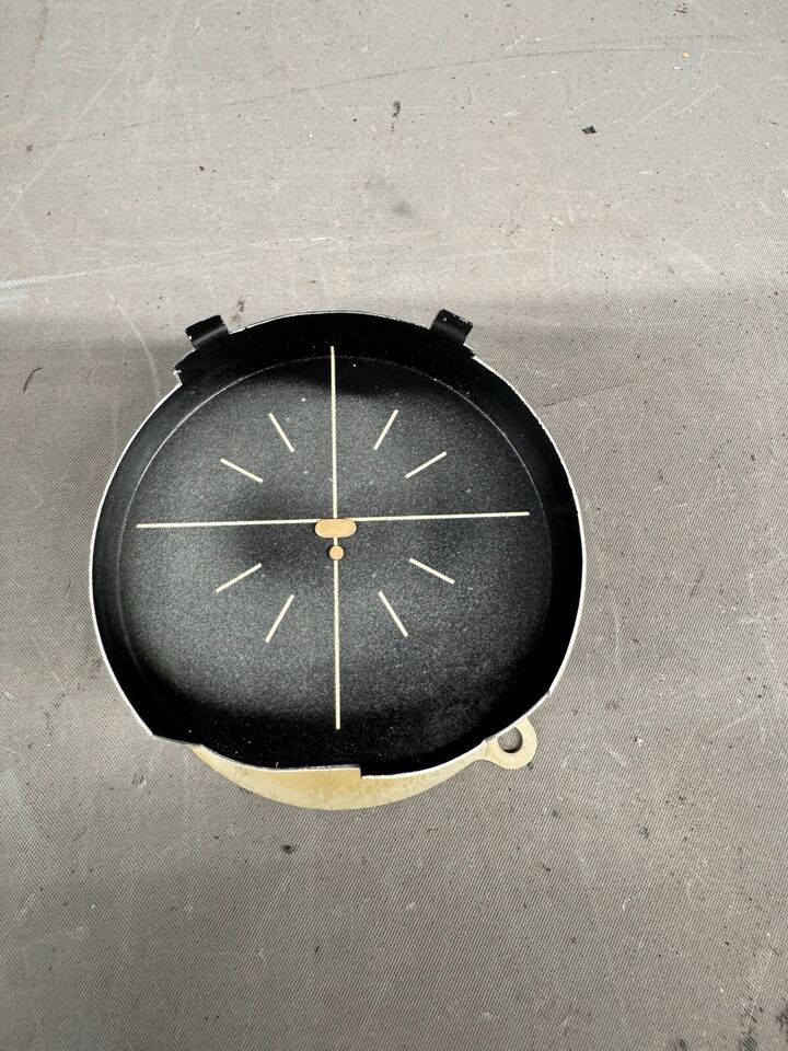 1965 Dodge Coronet Instrument Cluster Dash Clock Delete Faceplate OEM Ho... - $69.80