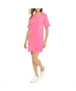 Crown Ivy Hello Spring Neon Pink Ruffle Sleeve Mini Dress Petite M NEW - €29,30 EUR