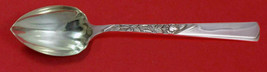 Rose Motif by Stieff Sterling Silver Grapefruit Spoon Fluted Custom Made... - $68.31