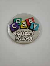 Bill Cosby Caesars Palace Button Pin Badge Vintage 3&quot; - £7.60 GBP
