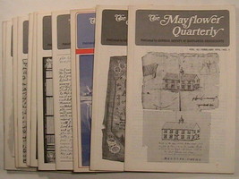 [P7] (Pick from lot) THE MAYFLOWER QUARTERLY 1976 - 1978 - $5.58
