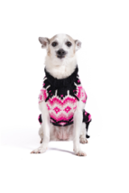 Artic Pink Dog Sweater Chilly Dog Hand Knit Wool  XXS-XXXL Pet Puppy Warm - £24.65 GBP+