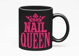 Make Your Mark Design Nail Queen. Cool, Black 11oz Ceramic Mug - £17.37 GBP+