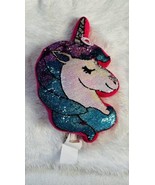 Justice Unicorn Accent Pillow Plush, Flip Sequin Color Change, New - $29.88 CAD