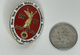 Vintage Lions Club Lapel Pin Spirit of Life 2001 New York 20 - $326.94 MXN