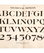 1899 Medieval Roman Style Font Victorian Lettering Example Penmanship DWH5A - $41.13 CAD