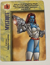 Marvel Overpower 1996 Character Cards Mystique Fatal Marksman - $2.50