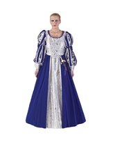 Women&#39;s Musketeer Lady Dress Theater Costume (Plus, Royal Blue) - £296.67 GBP+